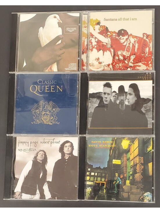 Other - Classic Rock CD Collection: Santana, Queen, U2, Jimmy Page & Robert Plant+ VG